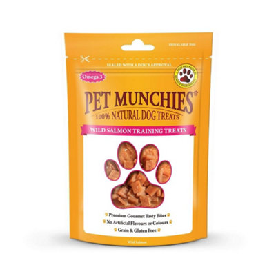 Pet Munchies Wild Salmon Dog Training Treats, Grain Free Tasty Bites with Natural Real Meat 50g - Image 8