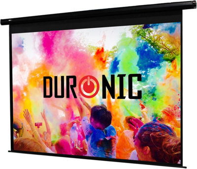 Duronic Projector Screen Eps80 /43 Electric Projection Screen 80 Inch For Home Cinema School 4:3 Ratio Wall Ceiling Hd 3D Uhd 4K from B&Q