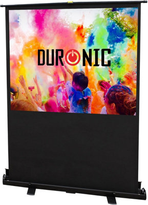 Duronic Floor Projector Screen Fps60 /43 60 Inch Portable Projection Screen For Home Cinema School 4:3 Wall Ceiling Hd Uhd 4K from B&Q