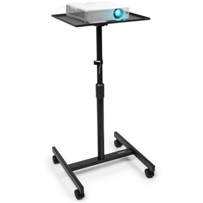 Duronic Wps20 Projector StandAdjustable Video Projector Floor Table On WheelsPortable With Adjustable Height42X37Cm from B&Q