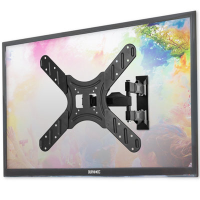 Duronic Tvb420 Full Range Tv BracketSwivel And Tilt Wall Mount With Vesa 600X400 For Flat Screen Television 17-56" from B&Q