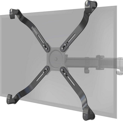 Duronic Dmad1Nv Non-Vesa Monitor AdaptorUniversal Bracket For Mounting Tv Or Pc Screen Up To 27 8KgVesa 75/100 from B&Q