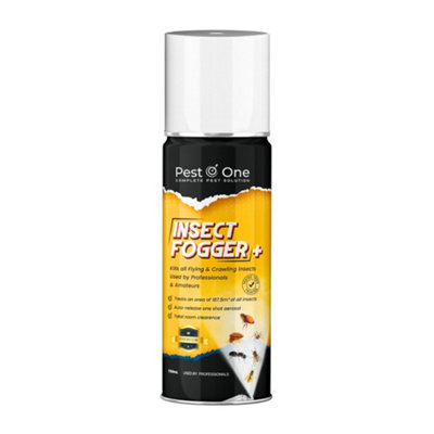 Pest O One Insect Fogger For Fleas Bed BugFliesMoths Bomb Fogger Kill All One Shot Insects Killer Fogger Insecto Pro Formula 150Ml from B&Q