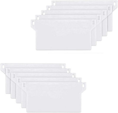 SISI UK Vertical Blind Bottom Weights Blinds Slats Replacement White 127mm  Replacement Spares Bottom Weights Slats Blinds Accessories X10 from B&Q