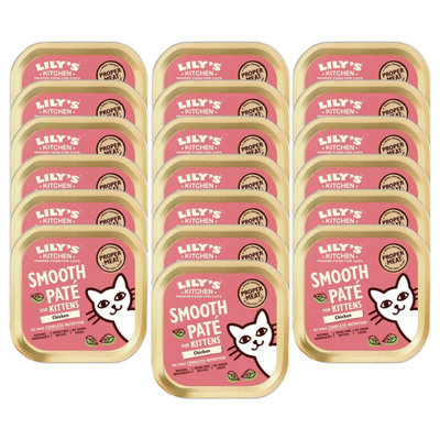 Lily's Kitchen Curious Kitten Chicken Dinner - Free Wet Food, 19X 85G Grain