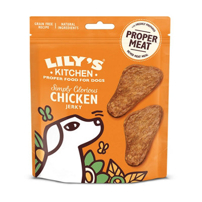 Lily's Kitchen Dog Simply Glorious Chicken Jerky 70G (Pack Of 8) from B&Q