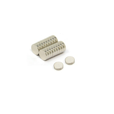 N42 Neodymium Magnet For ArtsCraftsModel MakingDiyHobbiesOffice And Home8mm Dia X 2mm Thick1Kg PullPack Of 20 from B&Q