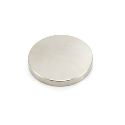 N42 Neodymium Magnet For ArtsCraftsModel MakingDiyHobbiesOfficeAnd Home40mm Dia X 5mm Thick16.3Kg Pull from B&Q