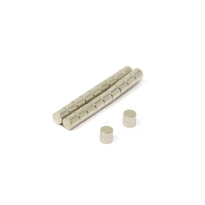 N42 Neodymium Magnet For ArtsCraftsModel MakingDiyHobbiesOffice& Home6mm Dia X 6mm Thick1.4Kg PullPack Of 20 from B&Q