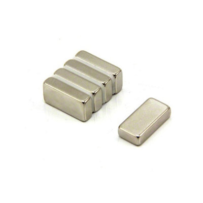 N42 Neodymium Magnet For ArtsCraftsModel MakingDiyHobbiesOffice And Home20 X 10 X 5mm Thick5.4Kg PullPack Of 4 from B&Q