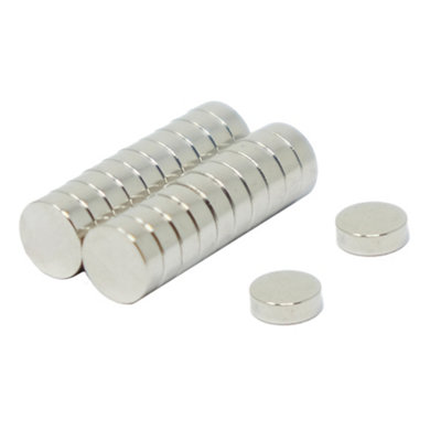N42 Neodymium Magnet For ArtsCraftsModel MakingDiyHobbiesOffice& Home6mm Dia X 2mm Thick0.73Kg PullPack Of 20 from B&Q