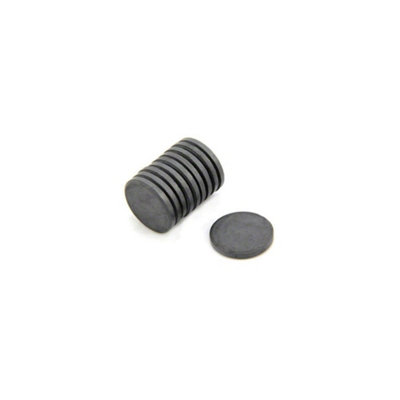 Y10 Ferrite Magnet For ArtsCraftScience And Diy20mm X 3mm Thick0.6Kg Pull from B&Q