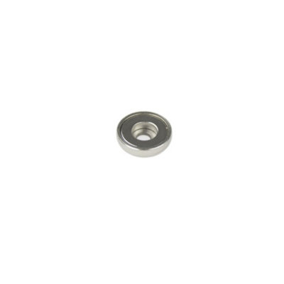 B&Q N42 Neodymium Pot Magnet For Arts, Crafts, Model Making, Hobbies - 14Mm Dia X 3.6Mm Thick X 3.5Mm C/Bore - Pull 5.2Kg