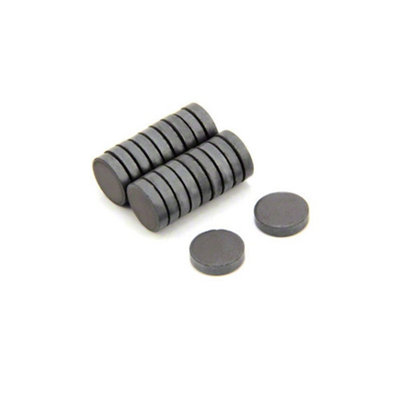 Y30 Ferrite Magnet For ArtsCraftsModel MakingDiy And Hobbies12mm Dia X 3mm Thick0.05Kg PullPack Of 20 from B&Q