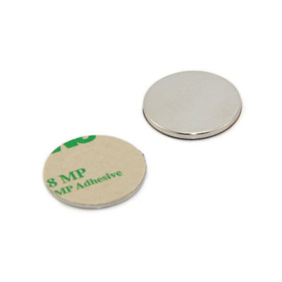 N42 Neodymium Adhesive Magnet For ArtsCraftsModel Making & Packaging25mm X 2mm Thick3.5Kg PullSouthPack Of 2 from B&Q