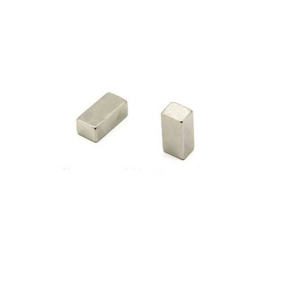 N42 Neodymium Magnet For ArtsCraftsModel MakingHobbiesOffice & Home10mm X 8mm X 21mm Thick4.5Kg PullPack Of 2 from B&Q