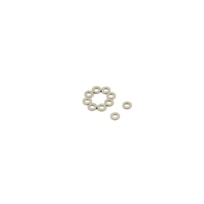 6mm O.d. X 3mm I.d. X 1mm Thick Diametrically Magnetised N42 Neodymium Magnet ( Pack Of 10 ) from B&Q