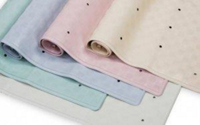Blue Canyon Blue/White Canyon Rubber Shower Mat 53 X 53Cm