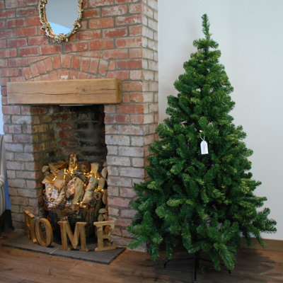 6Ft (180Cm) Samuel Alexander Luxury Green Christmas Tree 525 Tips 115Cm Wide from B&Q