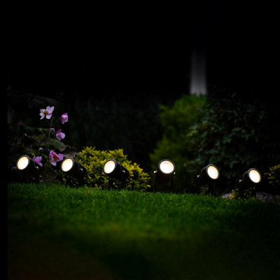  - Solarcentre Atlas Solar Powered Outdoor Spotlights (Set Of 6)