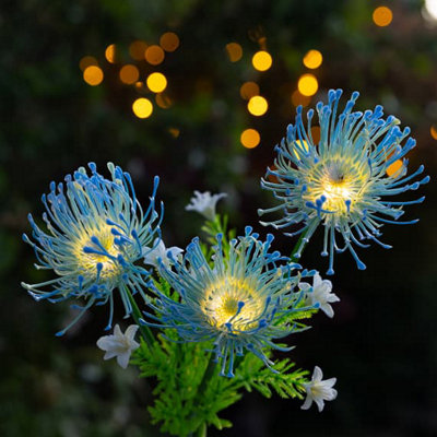 The Solar Centre Florin Solar Flower LightBlue from B&Q