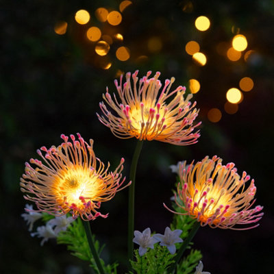The Solar Centre Florin Solar Flower LightPink from B&Q