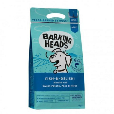 Barking Heads All Hounder Tummy Lovin' Care Fish 12Kg from B&Q