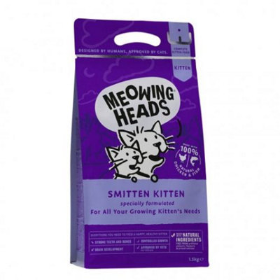 B&Q Meowing Heads Paw Lickin' Chicken 1.5Kg Brown