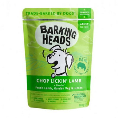 Barking Heads Chop Lickin' Lamb 300G X 10 from B&Q