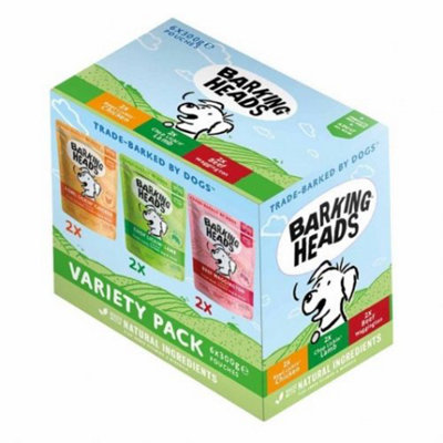 Barking Heads Pouch Variety Pack 6 X 300G from B&Q