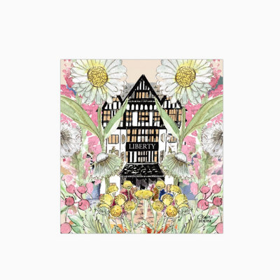 Claire Louise Liberty In Full Bloom Glass Kitchen Splashback from B&Q