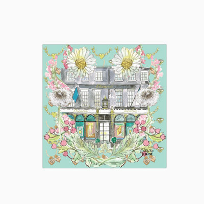 Claire Louise Tiffany In Full Bloom Glass Kitchen Splashback from B&Q