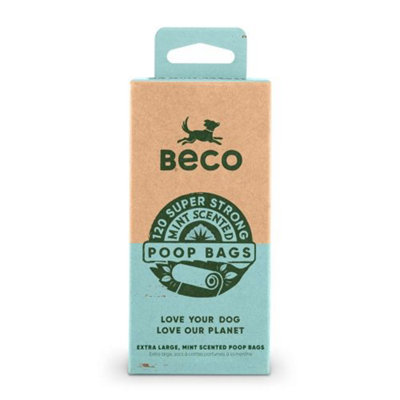Beco Big strong leakproof poop bags with a fresh mint scent. 120bags - Image 5