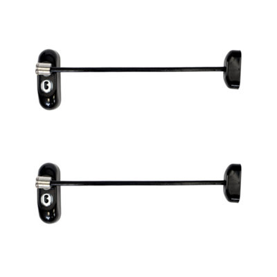 UAP Limited Uap Window Restrictor With KeyWindow Safety Locks20Cm CableAll Types Of Windows2 LocksBlack from B&Q