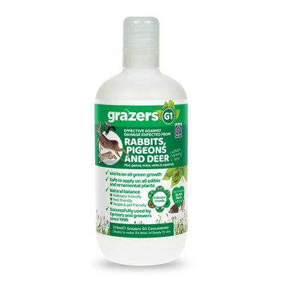 Grazers G1 RabbitPigeon & Deer Repellent Concentrate 750Ml from B&Q