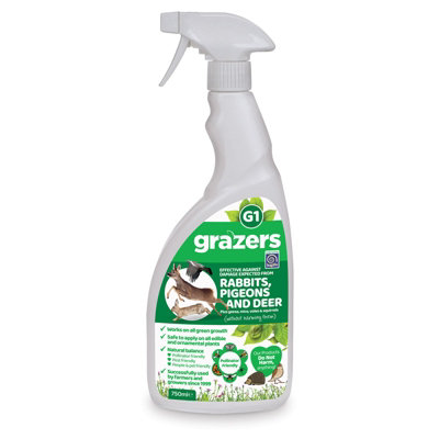 Grazers G1 RabbitPigeon & Deer Repellent Ready To Use Spray from B&Q