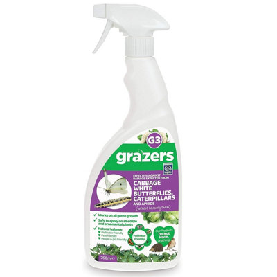 Grazers G3 Cabbage Bug & Aphid Spray Natural Insect Repellent for Plants 750ml - Image 4