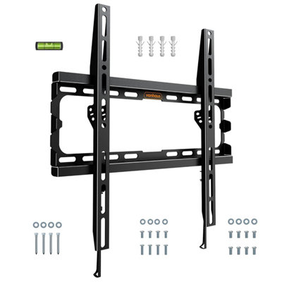 Vonhaus Tv Wall Bracket For 32-75 Screens-Slim Tv With Spirit LevelFlat To Mount55 Kg CapacityMax Vesa : 400 X 400 mm from B&Q