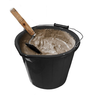Plastic Builders Bucket With Handle Large 3 Gallon Mixing Car Cleaning Bucket - Image 3