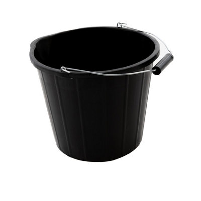 Proplas Black 14L Bucket from B&Q