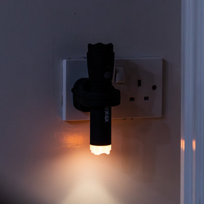 Xtralite Nitesafe Led Rechargeable Torch With Nightlight & Emergency Power Failure Light from B&Q