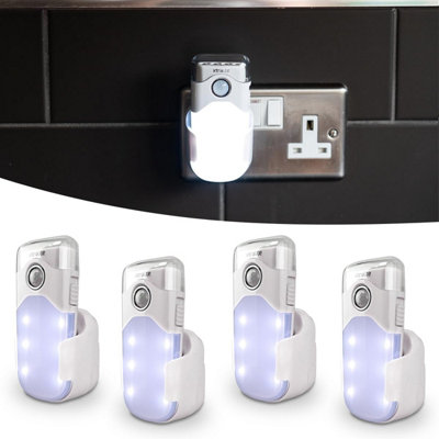 Xtralite Nitesafe Duo Rechargeable Night Light & Led TorchAutomatic Power Failure With Motion SensorDual ModesWireless from B&Q