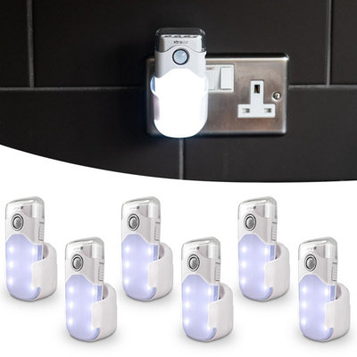 Xtralite Nitesafe Duo Rechargeable Night Light & Led TorchAutomatic Power Failure With Motion SensorDual ModesWireless from B&Q