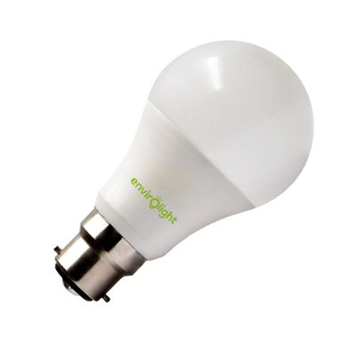 Envirolight 8.5W Non-Dimmable Led Gls BulbBayonet Cap  2700K Warm White from B&Q
