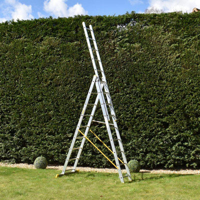 Trade Master Pro 9-Rung 3 Section Combination Ladder