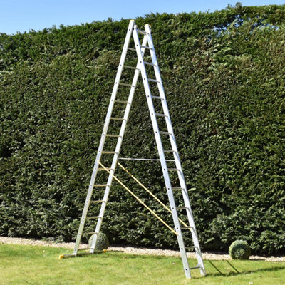 Trade Master Pro 14-Rung 2 Section Combination Ladder