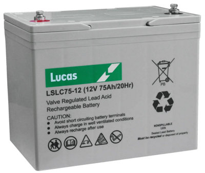B&Q -  Lslc75-12 75Ah 12V Agm Vrla Battery(F11 M6)