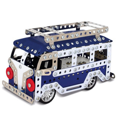 DEXC Metal Camper Van Construction Set - Blue - Image 11