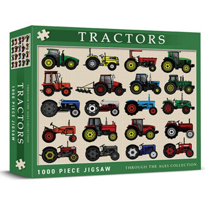Coach House Partners Tractors 1000 Piece Jigsaw from B&Q