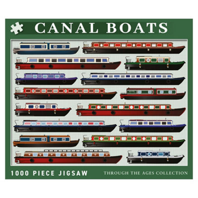Coach House Partners Canal Boats 1000 Piece Jigsaw from B&Q